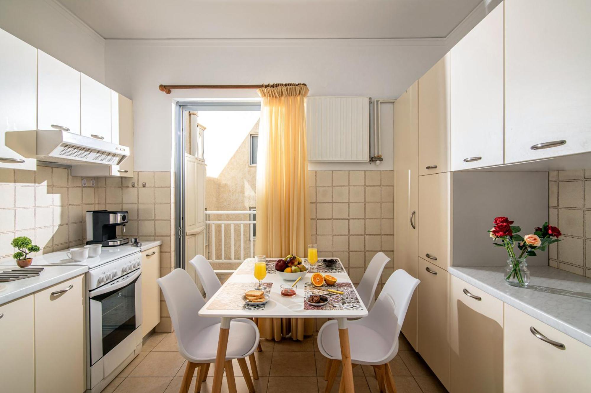 Central Double Bedroom Apartment Iráclio Exterior foto