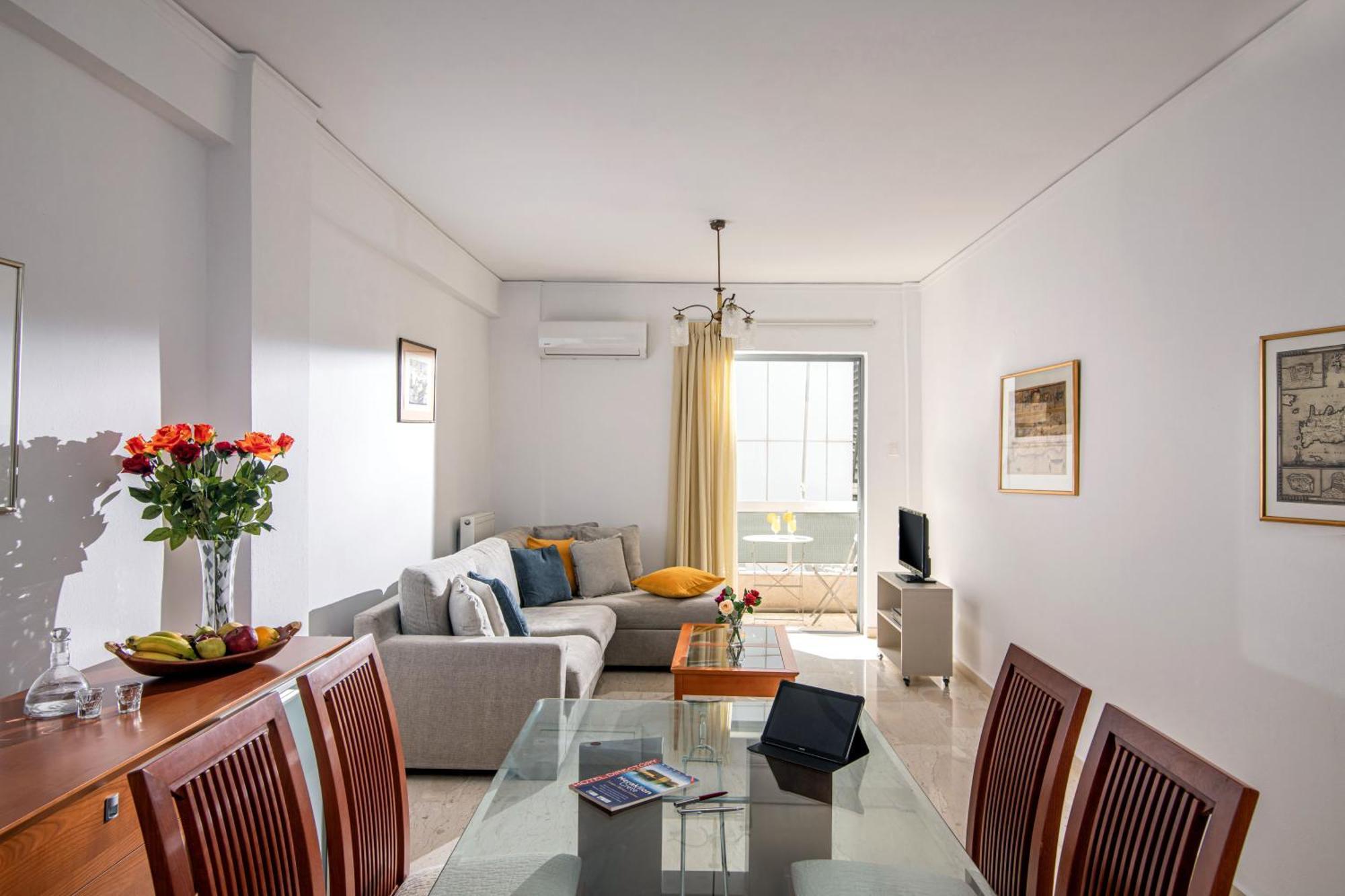 Central Double Bedroom Apartment Iráclio Exterior foto